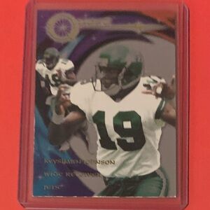 Keyshawn Johnson #8* 1997 Collector's Edge Excalibur Quest Football Trading Card